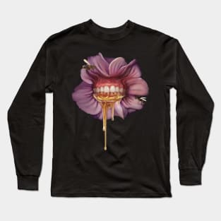 Honey Bee (Crop) Long Sleeve T-Shirt